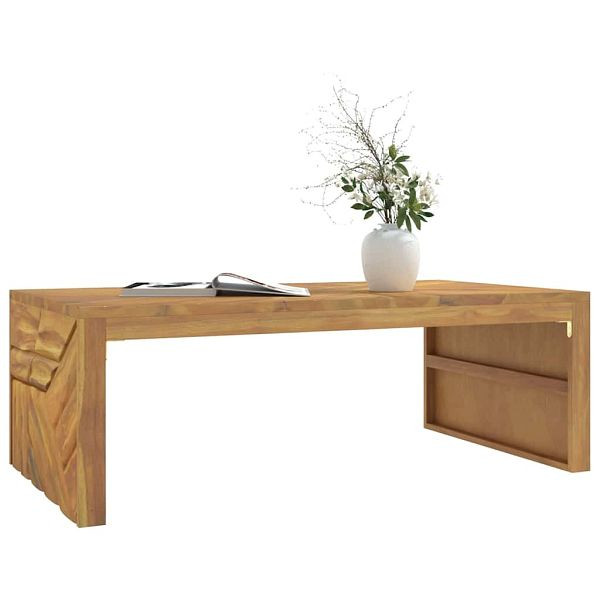 vidaXL Couchtisch 110x60x38 cm Massivholz Teak, 4009315
