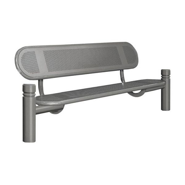Stein HGS Sitzbank Trend mit Rückenlehne RAL 8017 schokoladenbraun