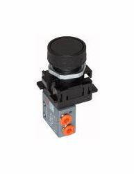 Metal Work 3/2-Wege-Miniaturventil, manuell betätigt, Druckknopf, 106399