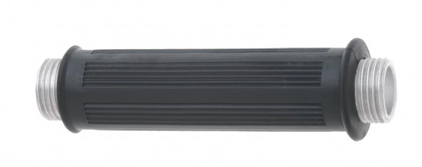 GEKA plus-Handgriff "soft rain", 2 x AG G 1/2" LM mit KS-Manschette schwarz, 49.6490