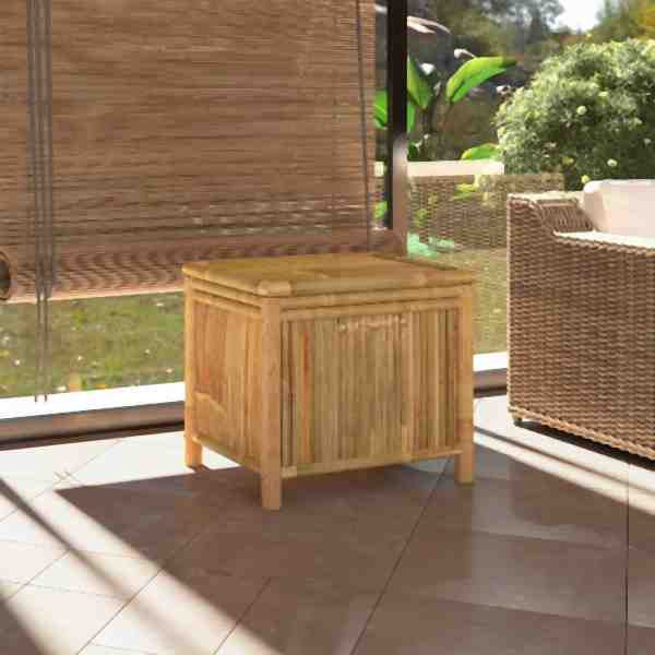 vidaXL Gartentruhe 60x52x55 cm Bambus, 319874, 8720845717407