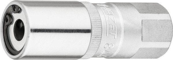 Hazet Stehbolzen-Ausdreher, Vierkant hohl 12,5 mm (1/2 Zoll), 23 mm, Stehbolzen Durchmesser: 8 mm, 844-8