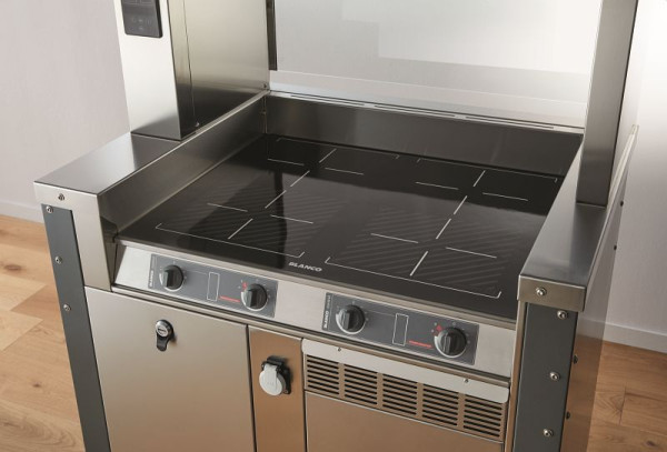 B.PRO BC I-flex 2 mit zwei integrierten Induktionskochfeldern mit Galerie und elektrostatischer Filterung ION TEC, 575014