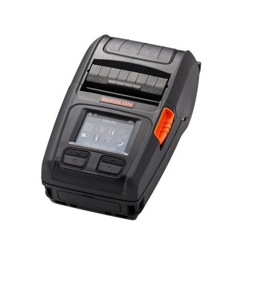 Bixolon mobiler industrieller Auto-ID-Etikettendrucker, 2 Zoll, 58 mm Druckbreite, Bluetooth, iOS kompatibel, WLAN, XM7-20iWK