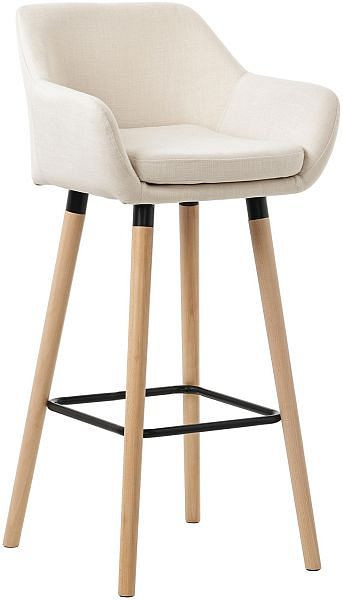 CLP Barhocker Grant Stoff, beige, 323679, 4255716311889