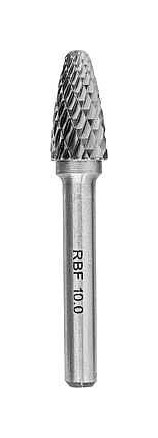 Iwetec Hartmetall-Frässtift Rundbogenform, Stahl, 749961