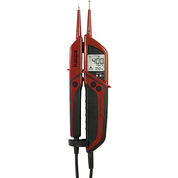 Haupa Zweipoliger Spannungsprüfer "Profi LCD Plus II", 103826