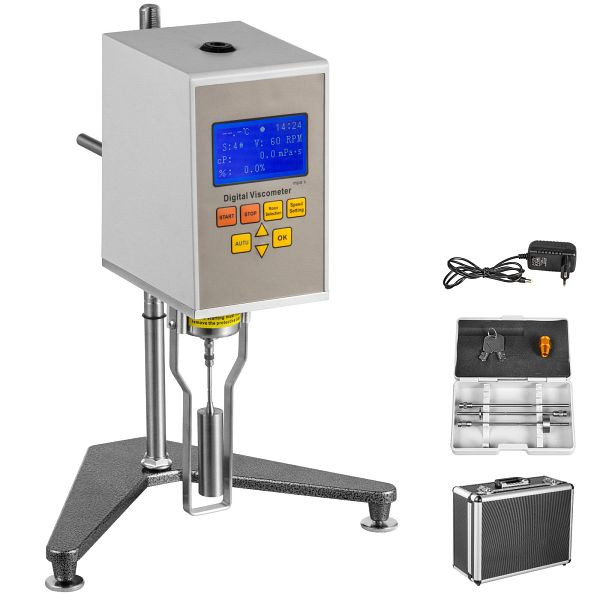 VEVOR Viskosimeter NDJ-5S Digitales Rotationsviskosimeter 1-100000 mPa, NDJ-5SSXNDJ000001V2