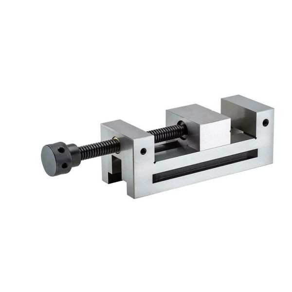 STEINLE Präzisions Schleif- und Kontrollschraubstock, mit Gewindespindel, aus Werkzeugstahl, Backenbreite 48 mm, 65160050