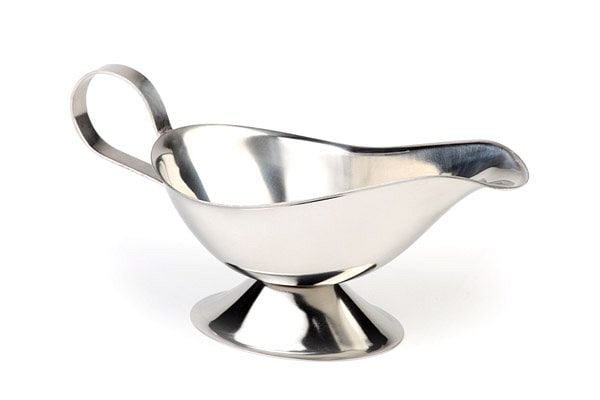 APS Sauciere, 14 x 6 cm, Höhe: 7 cm, Edelstahl, poliert, Inhalt: 0,1 Liter, 40200