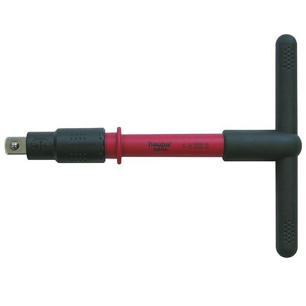 Haupa Aufsteckschlüssel VDE T-Griff 1/2" "eco", 220452, 4011923519063
