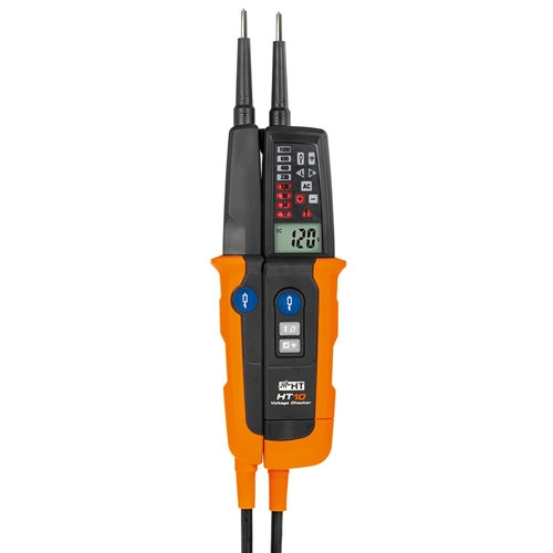 HT Instruments 2-poliger Spannungsprüfer (CAT IV) mit Lastzuschaltung bis 1000V AC/DC, 1010850