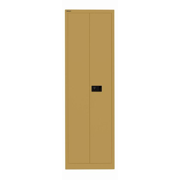 Bisley Flügeltürenschrank UNIVERSAL, 4 Fachböden für 5 Ordnerhöhen, Breite 600 mm, 682 dijon, E782A04B6682