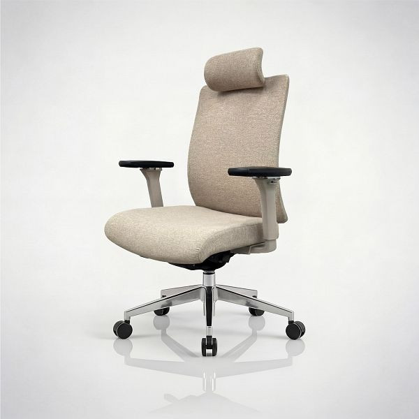 Jan Nowak Ergonomischer Bürostuhl hellbeige VECTOR, 2528