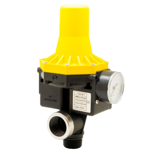 HyFlow Controlpump FM15 (KIT 02-3) 1,5kW verkabelt (gelb) Elektronischer Druckschalter, S32047