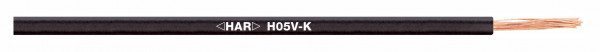 LappKabel H05V-K EMBOSS 1X0,75, schwarz, VE: 2500 Meter, 4510012K