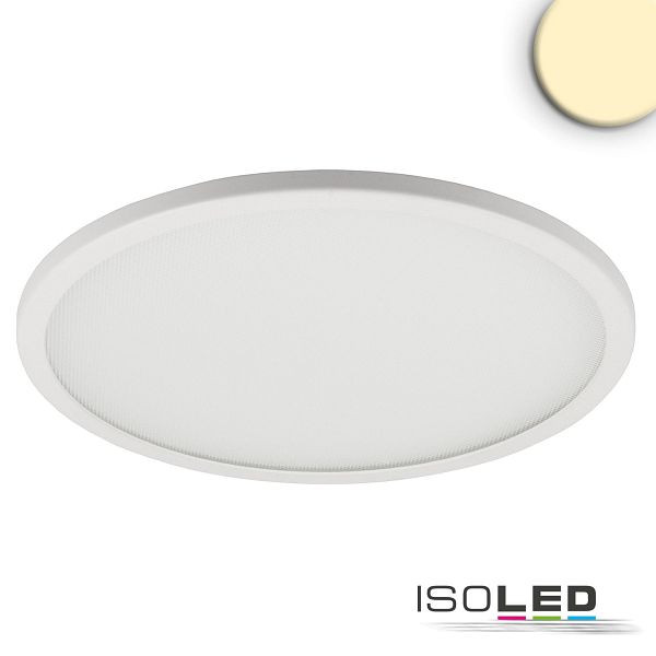 ISOLED LED Downlight Flex 23W, prismatisch, 120°, Lochausschnitt 50-210mm, warmweiß, dimmbar, 114116