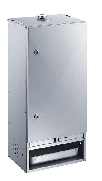 Peetz Räucherofen aus aluminiertem Stahlblech mit Tür, HxBxT: 85 x 39 x 28 cm, 630015