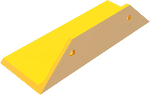 Schake Schrammbord Stahlwinkel 100 x 150 x 10 mm für Dübel Befestigung, Gesamtlänge: 400 mm, 477_44BG