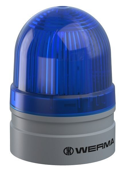 WERMA Mini TwinFLASH 12VAC/DC BU- blau, 260.520.74