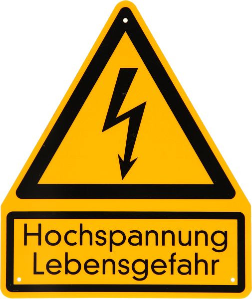 KS Tools Warnschild Hochspannung, Lebensgefahr, 117.2483
