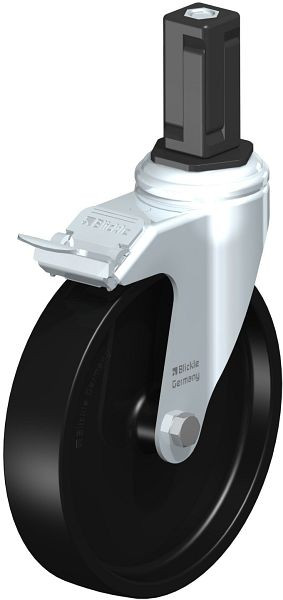 Blickle LKRA-POA 150G-11-FI-EV14 Apparate-Lenkrolle mit Expander & Feststeller, Polyamid, Schwarz, 849077