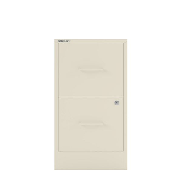 Bisley Home Filer, 2 HR-Schubladen, Stahlgriff, 625 reinweiß, PFA2SH625