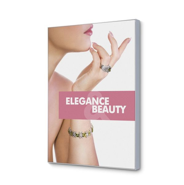 Showdown Displays Textilrahmen FABRIC FRAME Wand Model 200 x 100 cm, TFR30W200x100