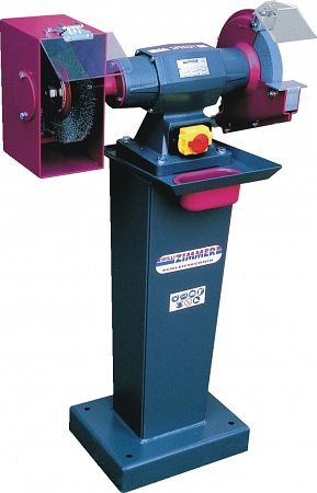 ZIMMER Werkzeug-Schleifmaschine Modell SPEEDY 134 kombiniert als Polier- und Entgratmaschine, SPWZ134