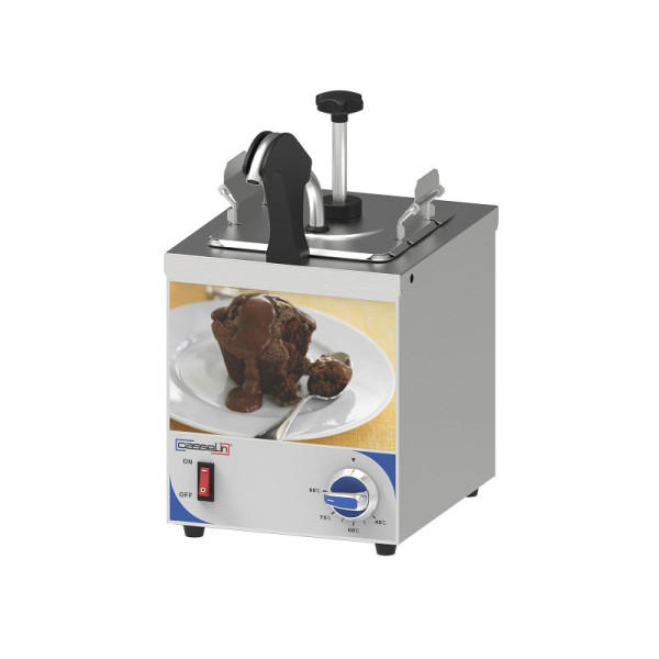 Casselin Saucenspender mit Pumpe und beheizter Auslauf, CDSPBC1