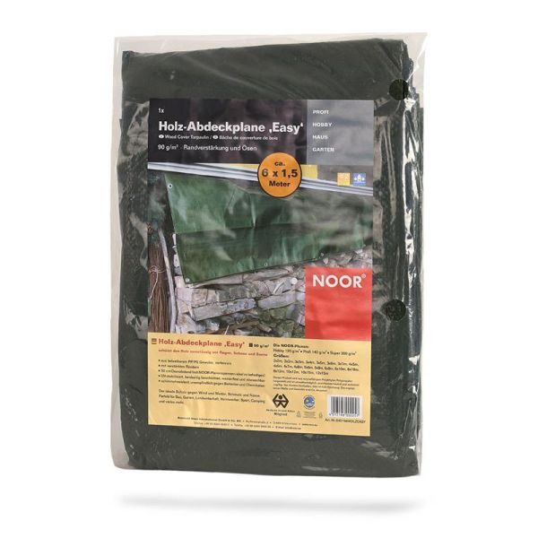 NOOR Holz-Abdeckplane Easy 90g/m² ungefähr 1,50 x 6m, VE: 9m², 045156HOLZEASY