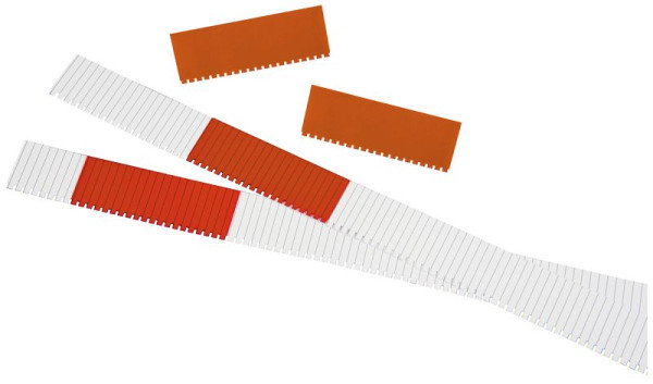 Eichner Namens- und Bezeichnungsschilder für Einstecktafel, orange, VE: 50 Stück, 9085-00101