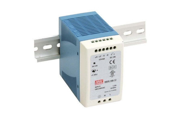 Jetrics MDR-100-48 DIN RAIL Netzteil Netzteil 48V / 2A für Hutschienenmontage TS-35, 209004