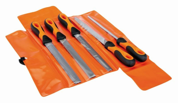 Bahco Feilensatz, ergo, 5-teilig, 200 mm, Hieb 2, 1-477-08-2-2