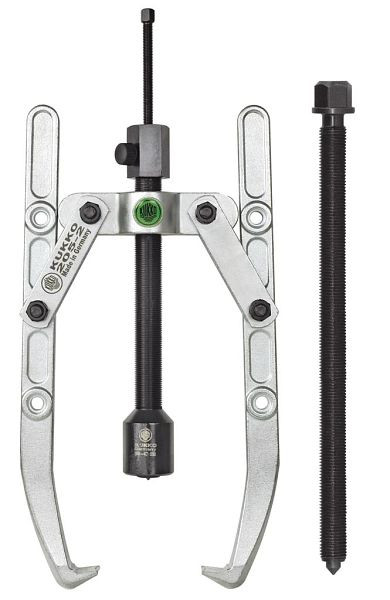 KUKKO 2-armiger Abzieher mit schwenkbaren Haken, verstellbarer Tiefe, Hydraulikspindel, Spannweite außen: 250 mm, 205-02-B