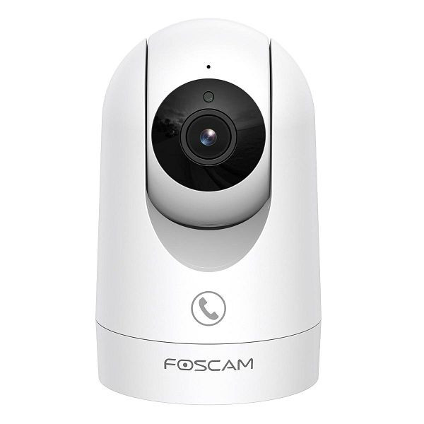 FOSCAM R8M drehbare und schwenkbare 4K 8 MP Dual-Band WLAN Innen-Überwachungskamera mit Radarerkennung und Auto-Tracking Funktion, fsr8mw