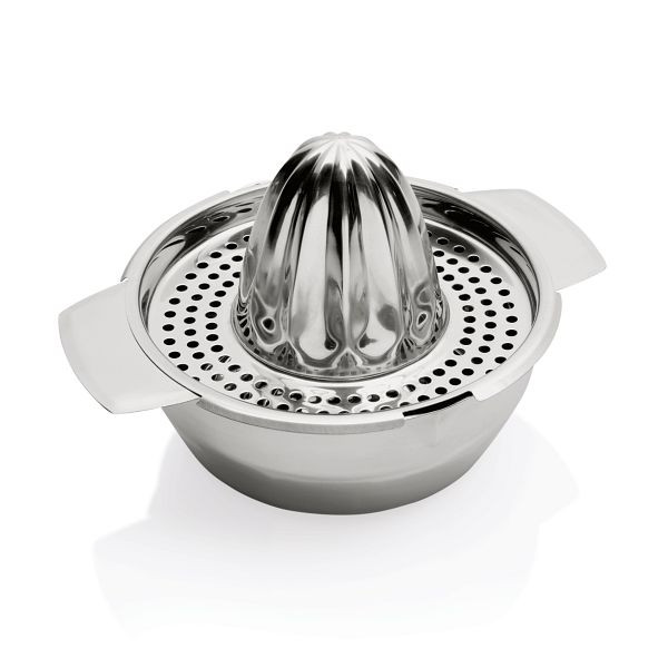 WAS Zitruspresse, 2-teilig, Durchmesser 12,5 cm, Chromnickelstahl, 1401000