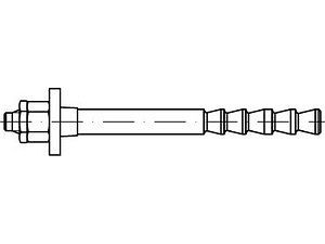 ART 88579 FISCHER-Highbond-Anker Stahl verzinkt FHB-A dyn 16 x 125/25 VE=S (10 Stück)