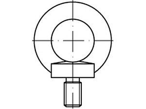 Ringschrauben DIN 580 A 4 M 6 VE=S