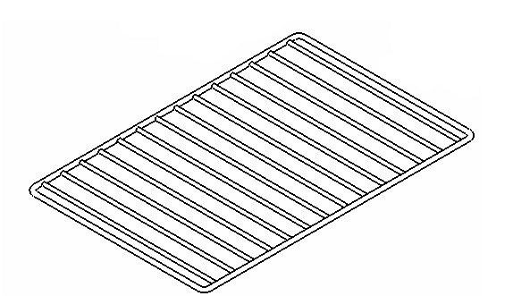 NordCap Bodenrost für Serie FK 54 und UKU, weiß rilsaniert, B x T in mm: 418 x 248, 4057113411
