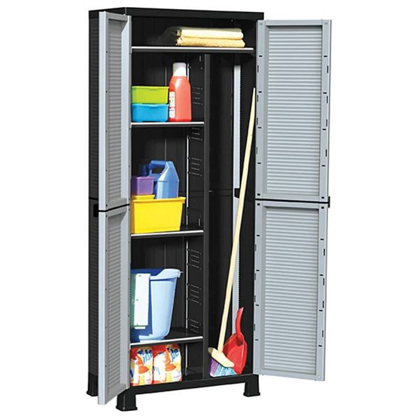 vidaXL Kunststoffschrank 68x39x171,5 cm, 337902