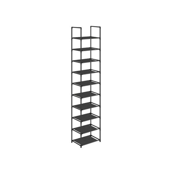 SONGMICS Schuhregal mit 10 Ebenen 33 x 33 x 173 cm, LSR110B02
