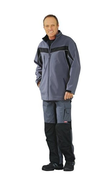 Planam Plaline Softshelljacke, schiefer/schwarz, Größe XL, 2706056
