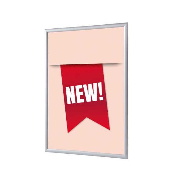 Showdown Displays Klapprahmen A4 Komplettset Neu Rot Englisch, KRA4G25LPPI444