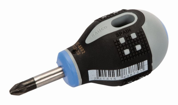 Bahco Schraubendreher, Ergo™, kurz, PZ 2, 83 mm, BE-8802