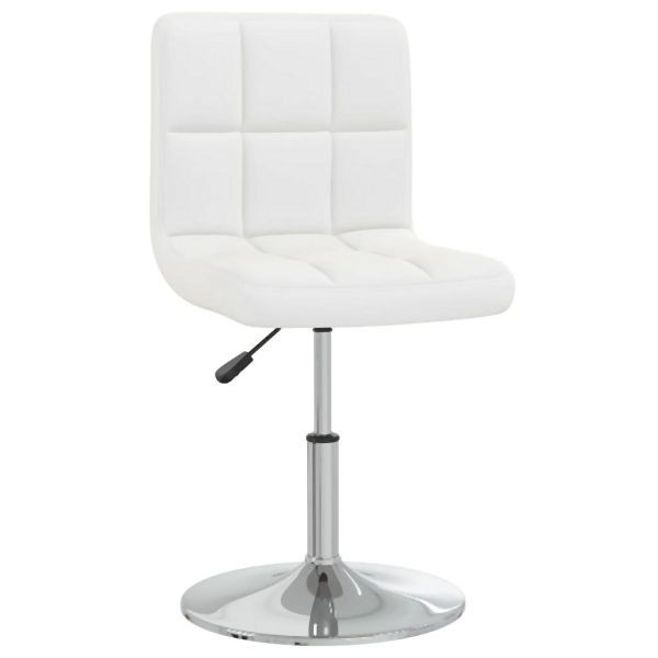 vidaXL Esszimmerstuhl Weiß Kunstleder, moderndes Design, 3087438