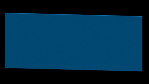 ANKE Werkbänke Blende Systemaufbau, 1040 x 400 mm (AM 1081), RAL 5010, 961.006