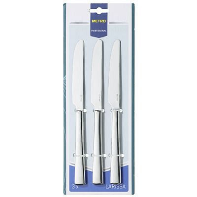 METRO PROFESSIONAL Menümesser Larissa - Chromstahl 13/0, 12 Stück, 11835.6