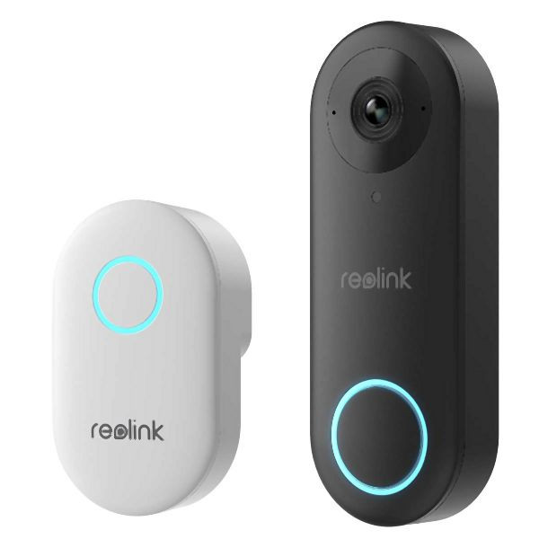 REOLINK D340W Video Doorbell WiFi intelligente 2K+ 5 MP Video-Türklingel mit Gong, rld34w
