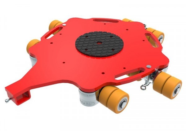 HTS ECO-Skate® ROTOflex Rotationsfahrwerk RF64, ohne Gummibelag und PU-Rollen, 100640441